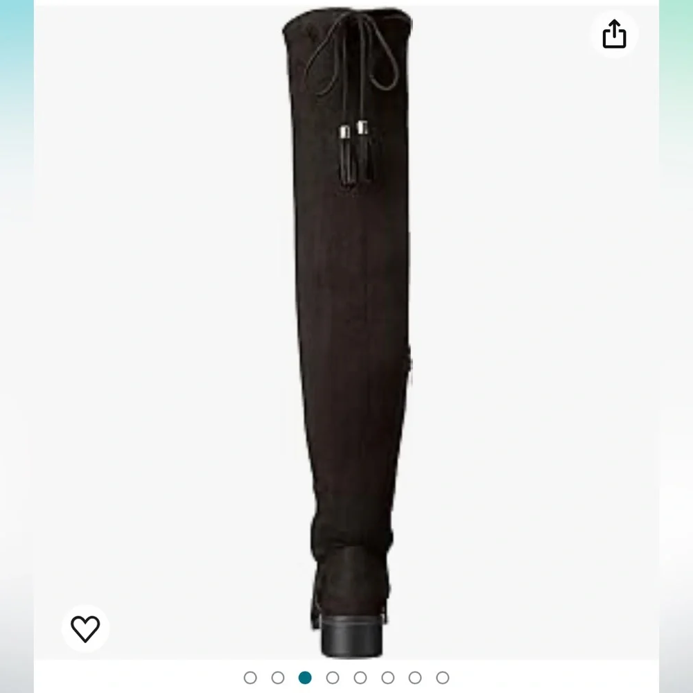 MADDEN GIRL Women's Prissley Riding Boot Black EUC 7.5 $100